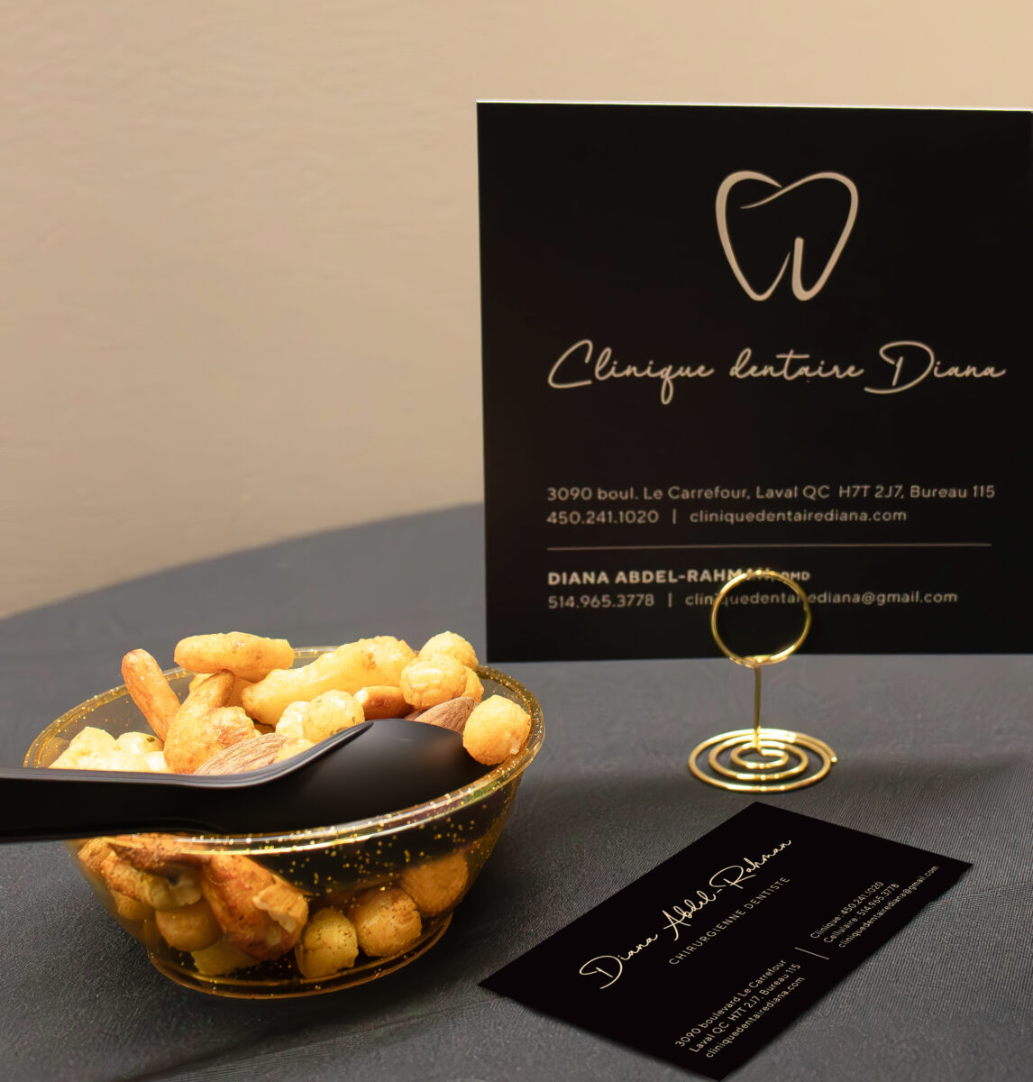 Clinique dentaire Diana_Invitation verso